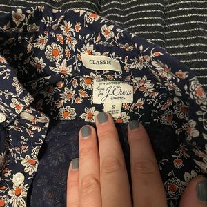 J Crew mens floral button up.